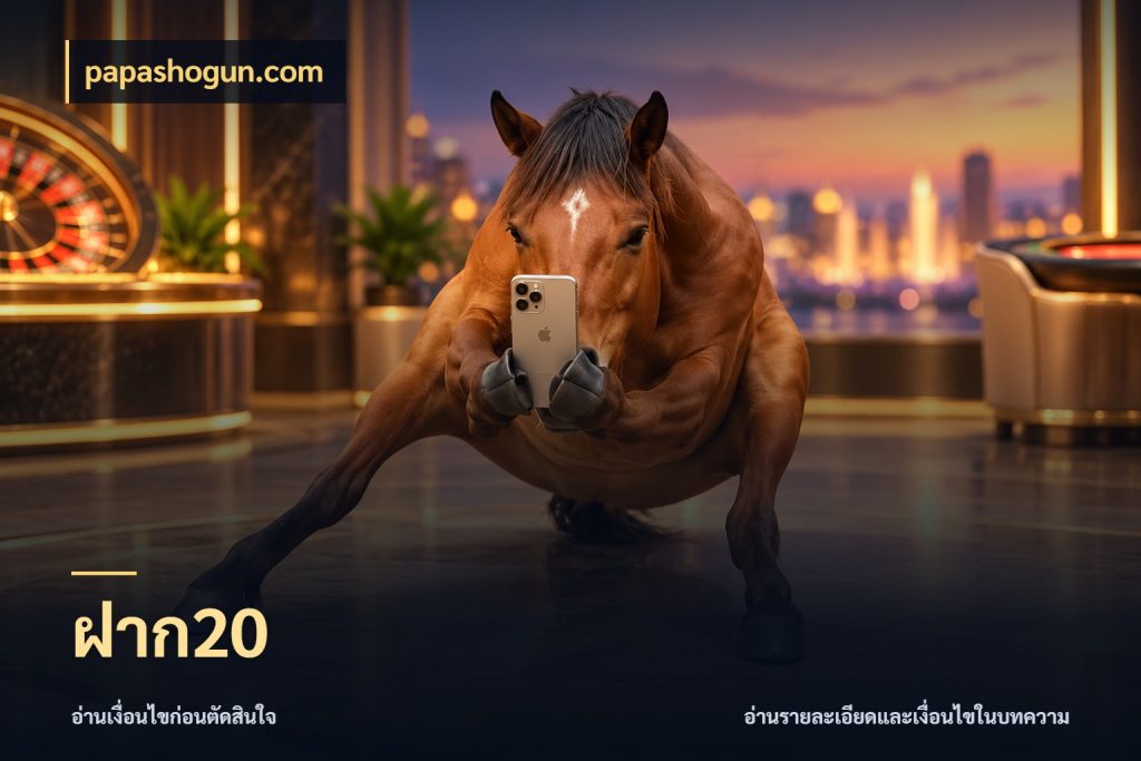 ฝาก20 จำนวนเริ่มต้นกับสไตล์เกมที่ชอบ สไตล์ papashogun.com