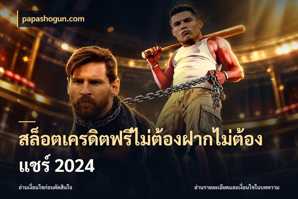สล็อตเครดิตฟรีไม่ต้องฝากไม่ต้องแชร์ 2024 จับมุมเด่นของเครดิตฟรีให้ตรงใจ กับ papashogun.com