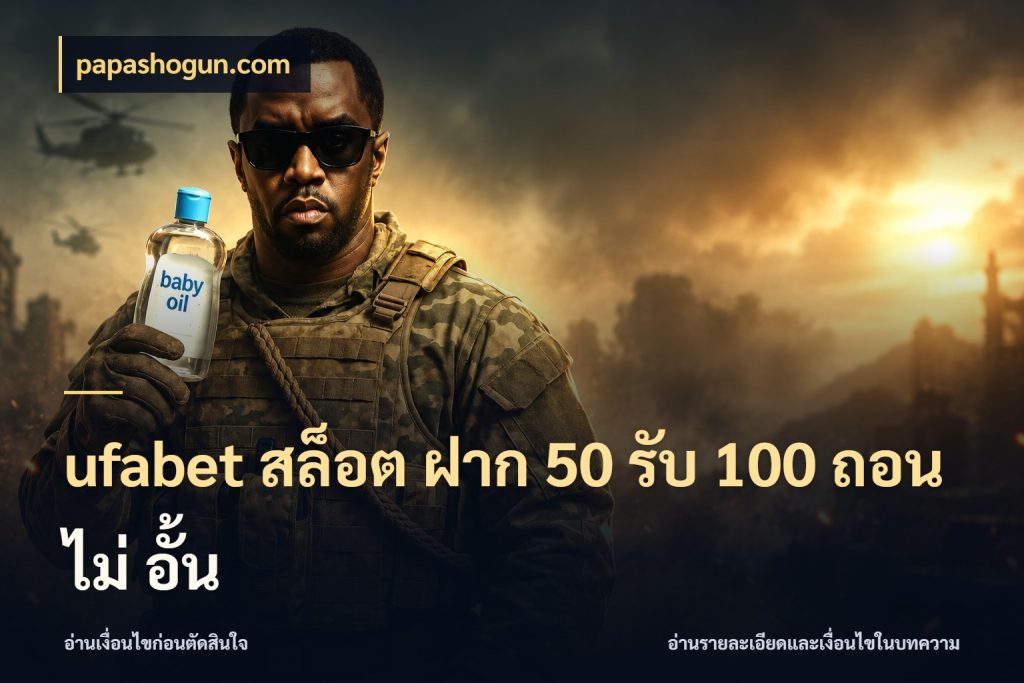 ufabet สล็อต ฝาก 50 รับ 100 ถอน ไม่ อั้น จับคู่โบนัสกับสไตล์เกมที่ชอบ ในมุม papashogun.com