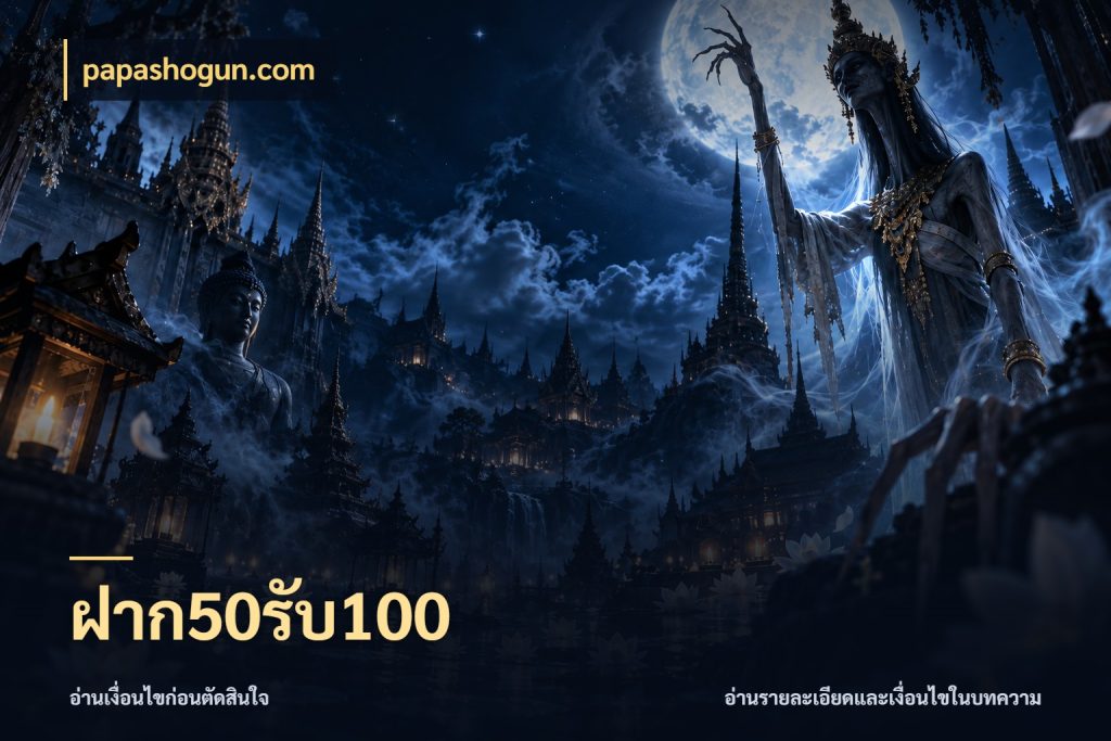 ฝาก50รับ100 โปรกับเกมที่ชอบเลือกให้ตรงสไตล์ ในมุม papashogun.com