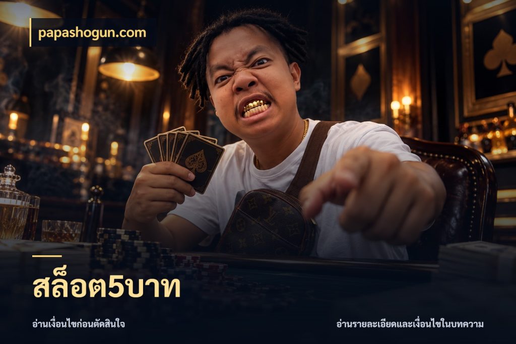 สล็อต5บาท papashogun.com จำนวนเริ่มต้นกับสไตล์เกมที่ชอบ