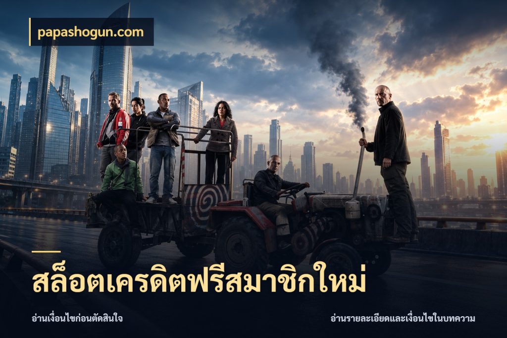 สล็อตเครดิตฟรีสมาชิกใหม่ papashogun.com สิทธิ์ที่สายโบนัสสนใจกับวิธีรับ