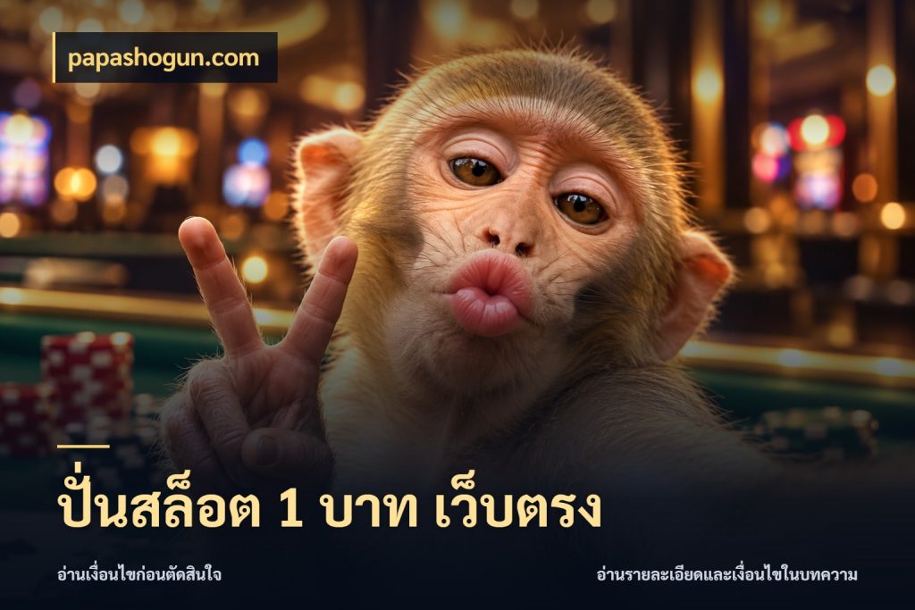 ปั่นสล็อต 1 บาท เว็บตรง papashogun.com เปิดมุมยอดเริ่มต้นสำหรับคนชอบเกม