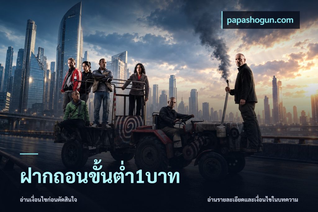 ฝากถอนขั้นต่ำ1บาท