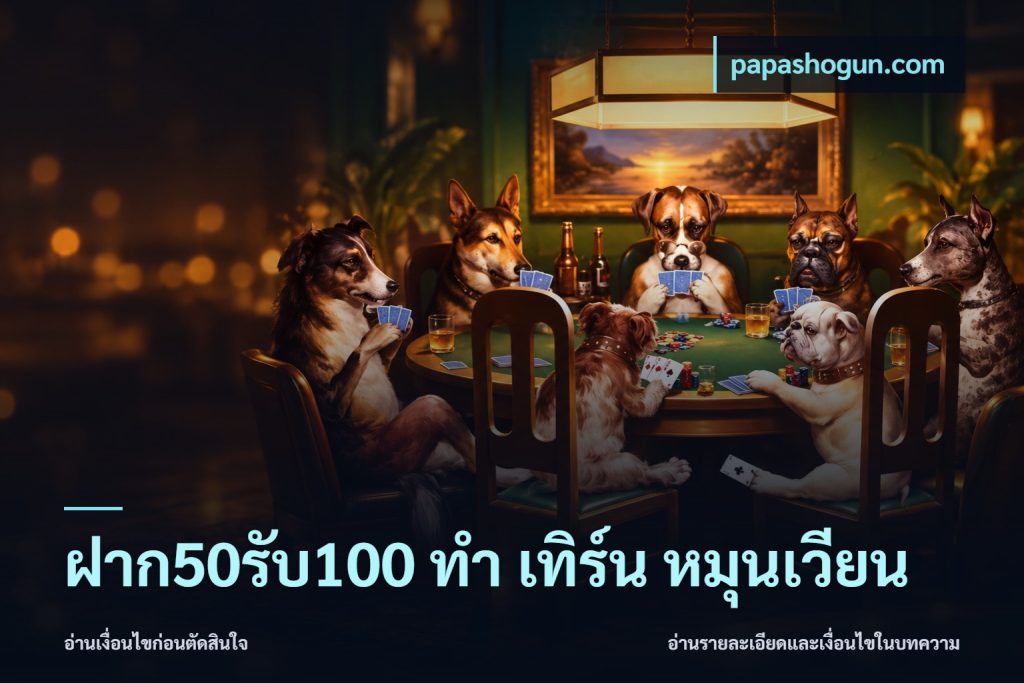ฝาก50รับ100 ทํา เทิร์น หมุนเวียน