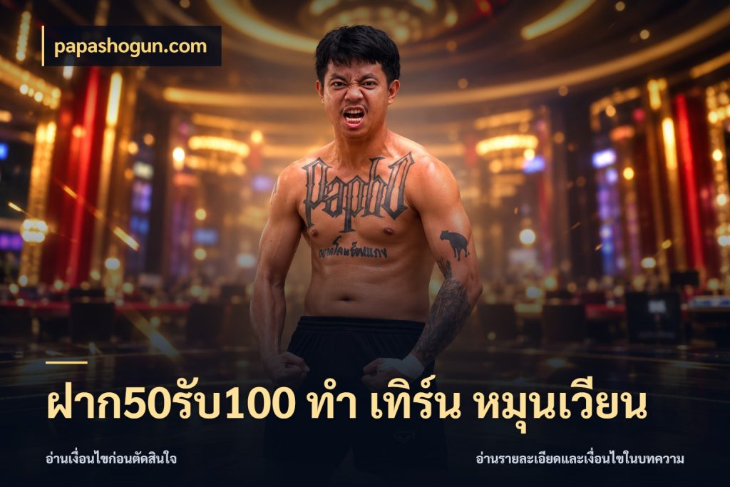 ฝาก50รับ100 ทํา เทิร์น หมุนเวียน โปรกับเกมที่ชอบเลือกให้ตรงสไตล์ สไตล์ papashogun.com