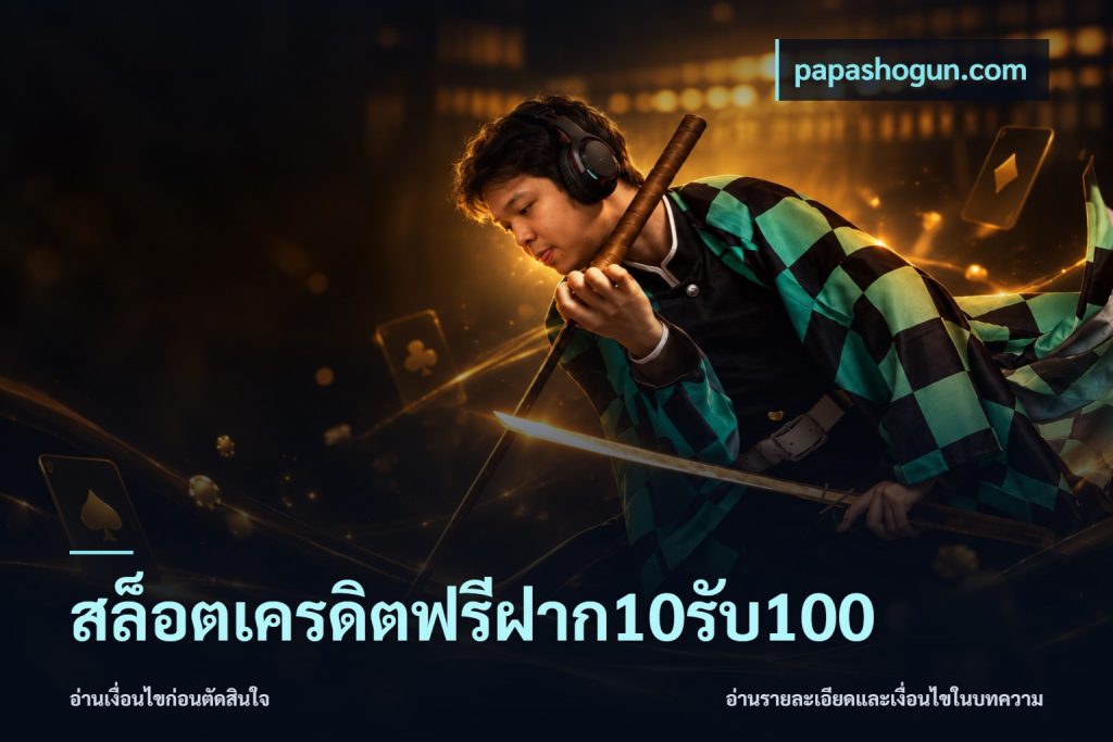 สล็อตเครดิตฟรีฝาก10รับ100